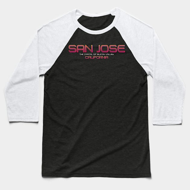 San Jose Baseball T-Shirt by wiswisna